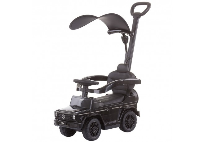 Masinuta de impins Chipolino Mercedes G350 black cu maner si copertina