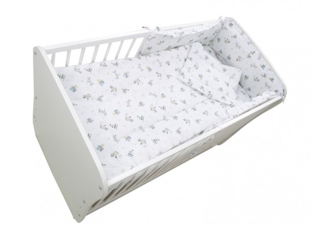 Lenjerie MyKids Horse 4 Piese 140x70