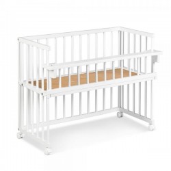 Patut copii lemn Klups Piccolino Alb 90x40 cm