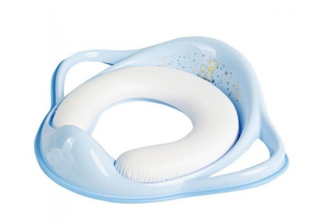Reductor wc moale copii MyKids Zebra Blue Light Blue