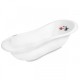 Cadita de baie bebe cu scurgere si senzor temperatura MyKids Bing 100 cm Alb
