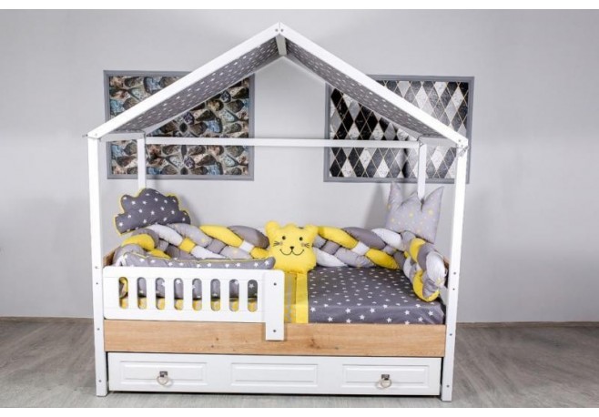 Lenjerie MyKids Montessori 7 Piese PS108 95x195 cm