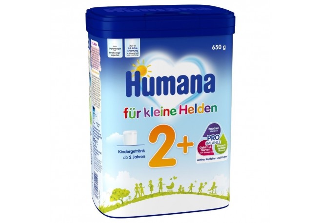 Lapte praf Humana Kindergetrank 2+ de la 2 ani 650 g
