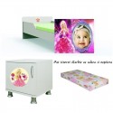 Patut personalizat Barbie -saltea+noptiera cadou