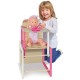 Scaun de masa transformabil pentru papusi Eichhorn Doll's Highchair with table