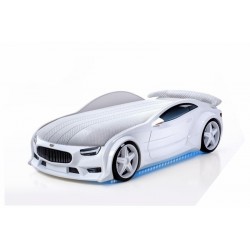 Pat masina tineret MyKids NEO Maserati Alb