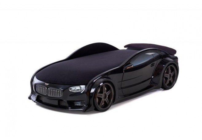 Pat masina tineret MyKids NEO BMW Negru
