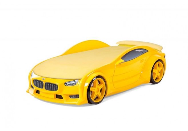 Pat masina tineret MyKids NEO BMW Galben