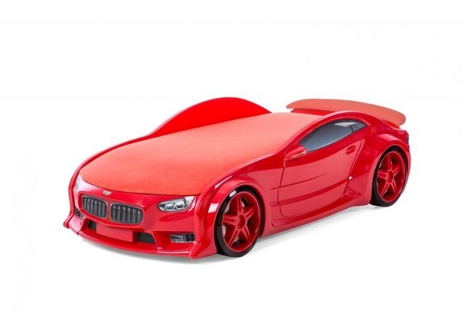 Pat masina tineret MyKids NEO BMW Rosu