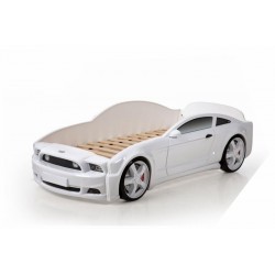 Pat masina tineret MyKids Light-MG 3D Alb