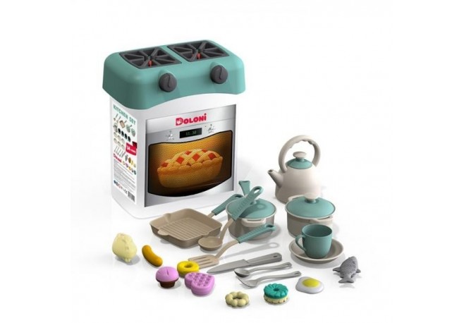 Aragaz cu accesorii pentru copii 01480/2 Turquoise
