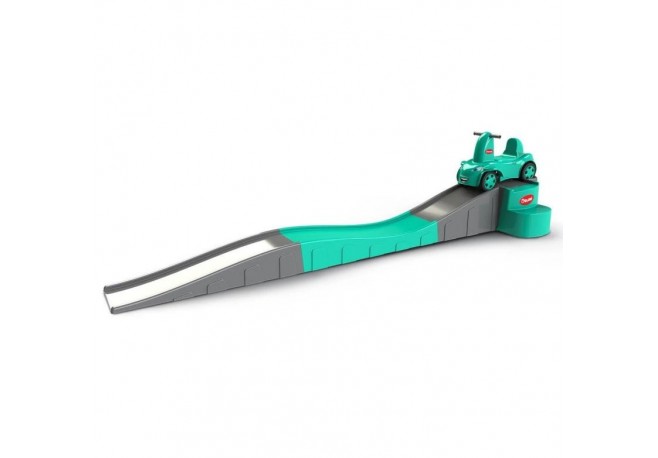 Pista de curse si masinuta de impins 01491/2 Turquoise