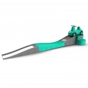 Pista de curse si masinuta de impins 01491/2 Turquoise