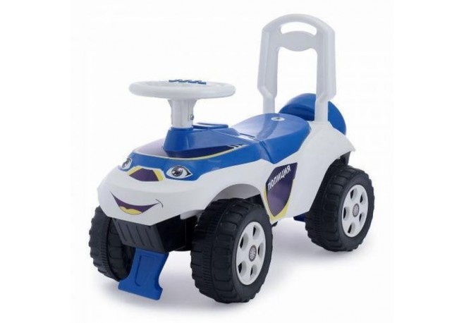 Masinuta de impins MyKids Music 0142/R/11 Alb Albastru