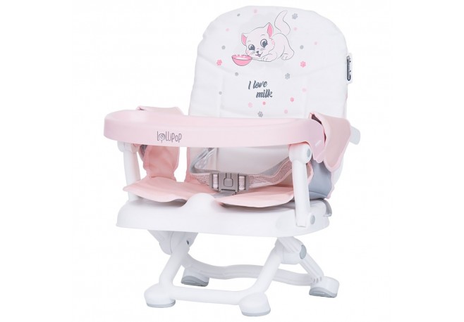 Inaltator scaun de masa Chipolino Lollipop blush