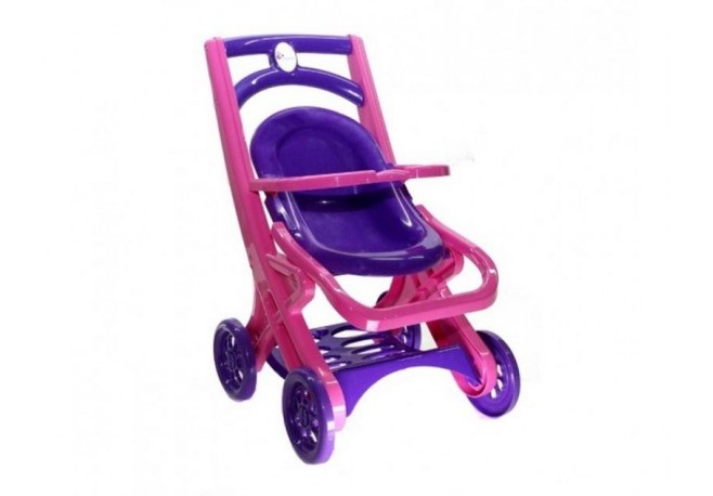 Carucior pentru papusa MyKids 0122/02 Mov-Roz