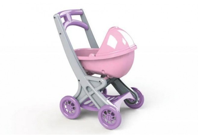 Carucior pentru papusa MyKids 0121/04 Roz-Mov