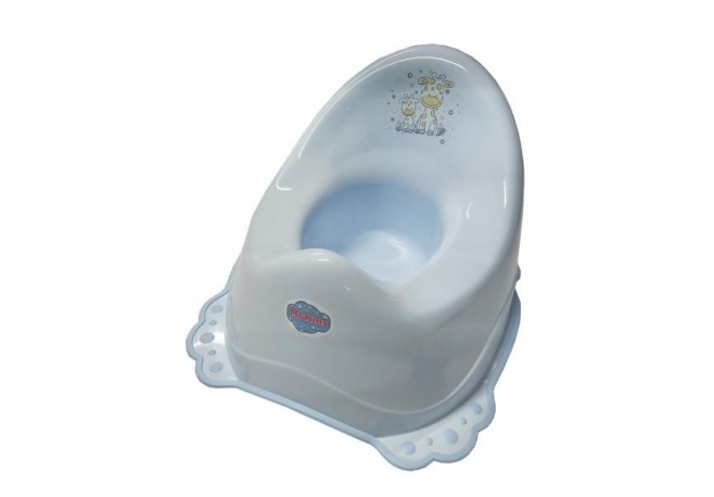 Olita muzicala MyKids Giraffe Blue sistem antialunecare