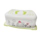 Taburet inaltator baie copii MyKids Family White-Green cu sistem antialunecare