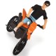 Set Dickie Toys Country Trail 2 masinute motocicleta figurina si remorca