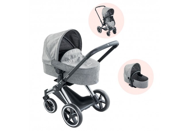 Carucior pentru papusi Smoby Cybex Corolle gri