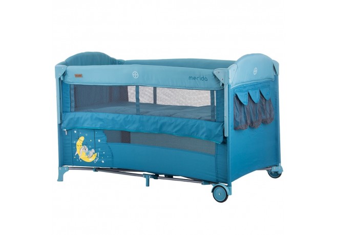 Patut pliabil Chipolino Merida atlantic cu laterala culisanta