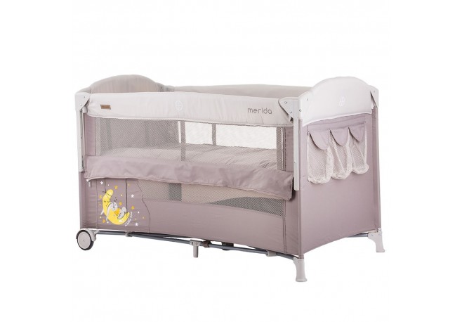 Patut pliabil Chipolino Merida frappe cu laterala culisanta