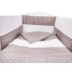 Lenjerie MyKids Dots Brown 4 Piese 120x60