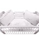 Lenjerie MyKids Safari White 4+1 Piese 120x60 cm