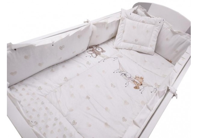 Lenjerie MyKids Plush Toys 4+1 Piese 120x60 cm