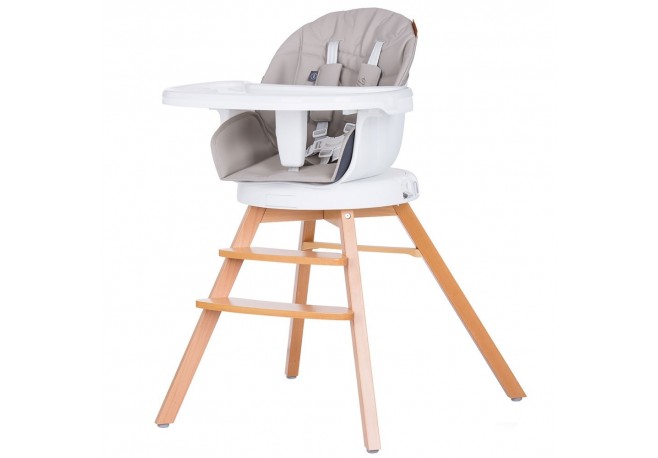 Scaun de masa cu sezut rotativ Chipolino Rotto 3 in 1 humus