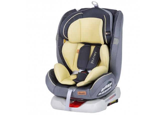 Scaun auto Chipolino Journey 0-36 kg banana cu sistem Isofix si sezut rotativ