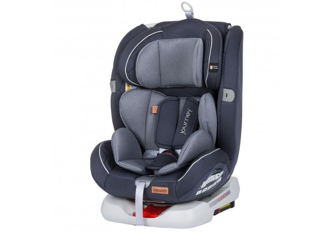 Scaun auto Chipolino Journey 0-36 kg platinum cu sistem Isofix si sezut rotativ