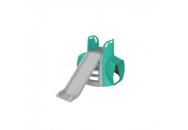 Tobogan cu tunel MyKids 01470/13 Verde Rosu