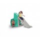 Tobogan cu tunel MyKids 01470/13 Verde Rosu