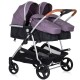 Carucior gemeni Chipolino Duo Smart 3 in 1 lilac