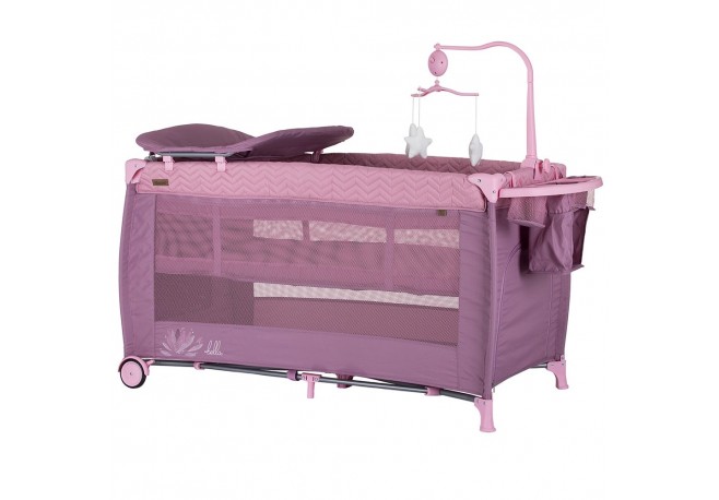 Patut pliabil Chipolino Bella blush