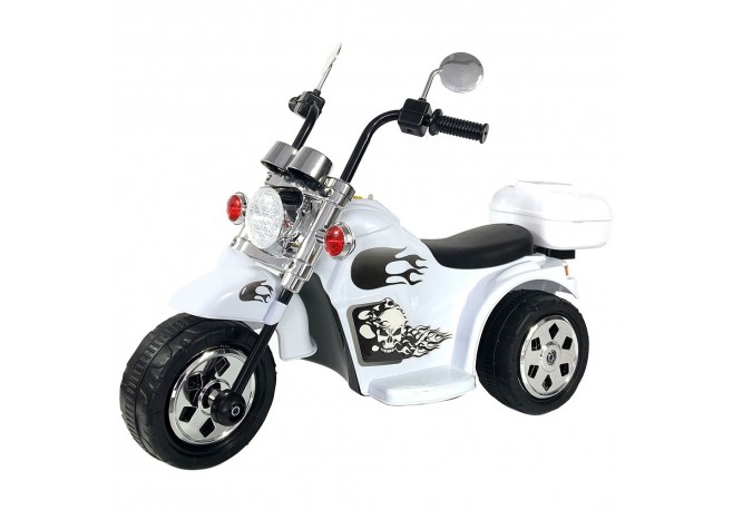 Motocicleta electrica Chipolino Chopper white