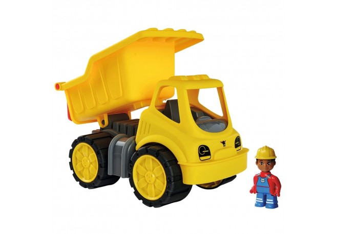 Camion basculant Big Power Worker cu figurina