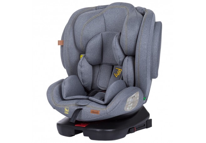 Scaun auto Chipolino 4Kid 0-36 kg platinum I-Size cu sistem Isofix