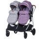 Carucior gemeni Chipolino Duo Smart 3 in 1 anthracite lilac