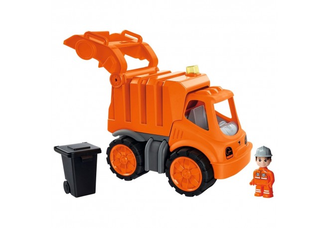 Masina de gunoi Big Power Worker Garbage Truck cu figurina