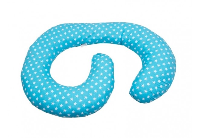 Perna De Alaptare Multifunctionala MyKids Stelute Blue-White