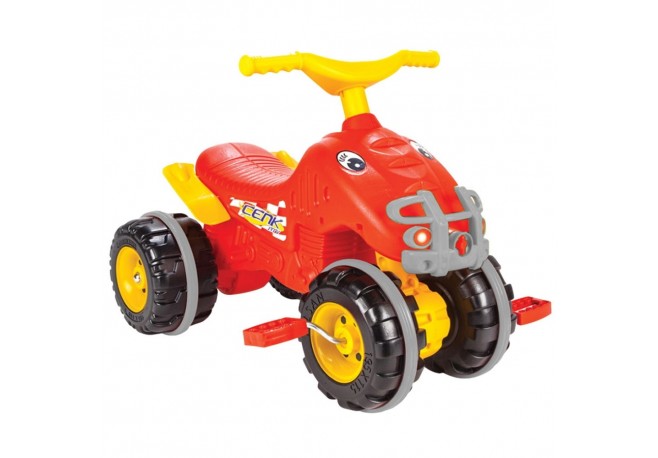 ATV cu pedale Pilsan Cenk red grey