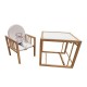 Scaun de masa multifunctional MyKids Wiktoria Heart