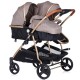 Carucior gemeni Chipolino Duo Smart 2 in 1 humus
