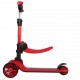 Trotineta pliabila Ferrari Twist rosie cu scaun