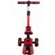 Trotineta pliabila Ferrari Twist rosie cu scaun