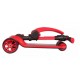 Trotineta pliabila Ferrari Twist rosie cu scaun
