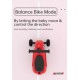 Trotineta pliabila multifonctionala Ferrari 4 in 1 neagra